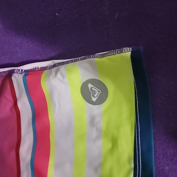 VEUC Wms Sz M Roxy Gradient Stripe Performance Running Sports Tank - Picture 5 of 12